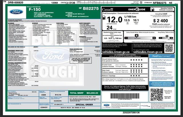 used 2022 Ford F-150 car, priced at $40,711