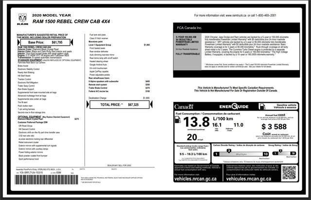 used 2020 Ram 1500 car, priced at $39,986