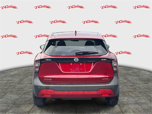 new 2025 Nissan Kicks car, priced at $26,422