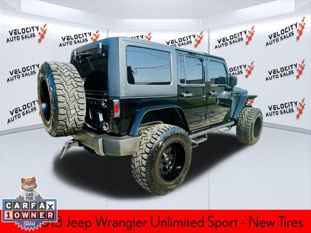 used 2013 Jeep Wrangler Unlimited car, priced at $17,990