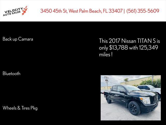 used 2017 Nissan Titan car, priced at $13,788