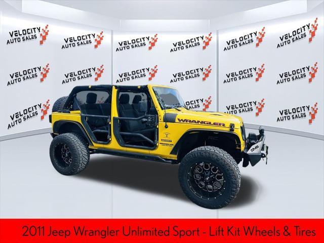 used 2011 Jeep Wrangler Unlimited car, priced at $16,990