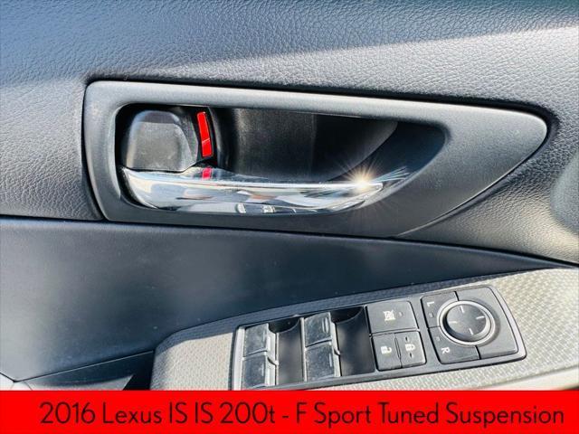 used 2016 Lexus IS 200t car, priced at $19,990