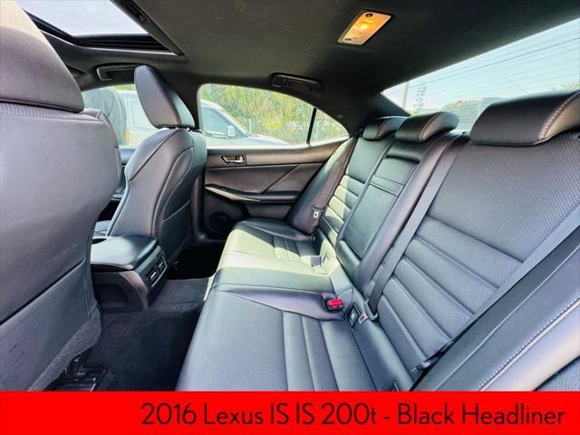 used 2016 Lexus IS 200t car, priced at $19,990
