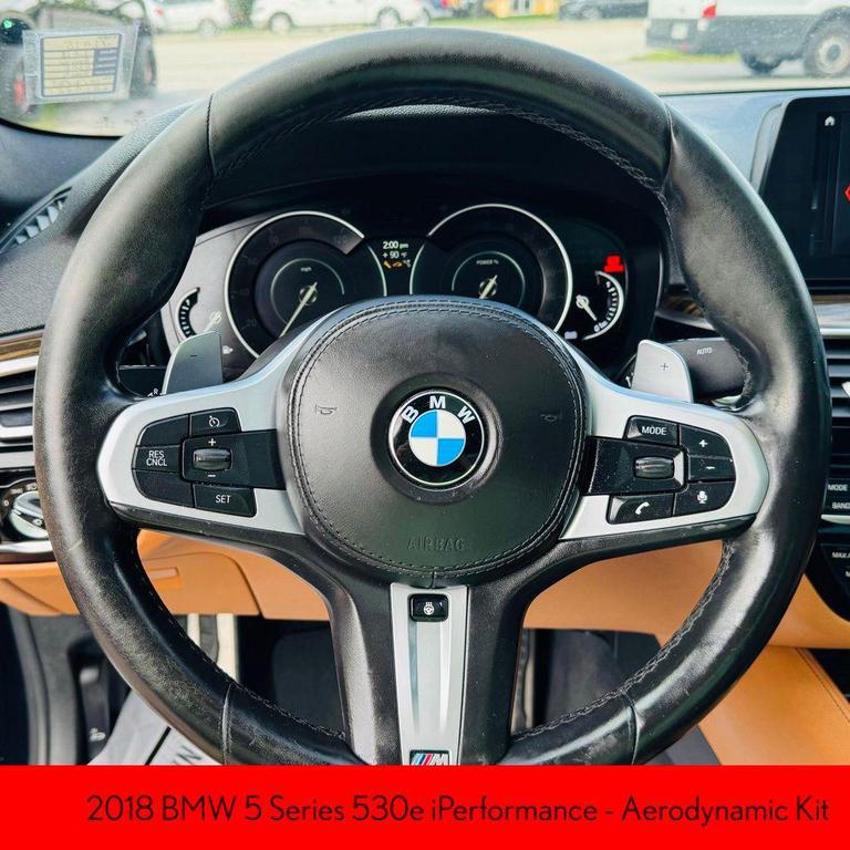 used 2018 BMW 530e car, priced at $19,417