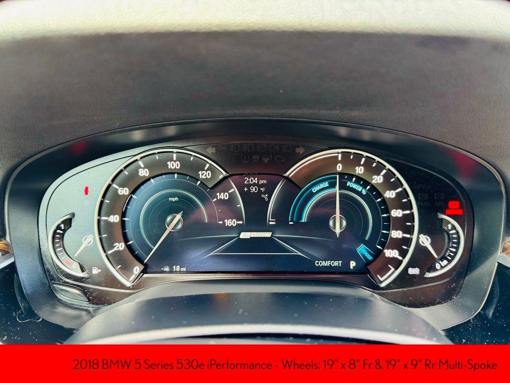 used 2018 BMW 530e car, priced at $19,417