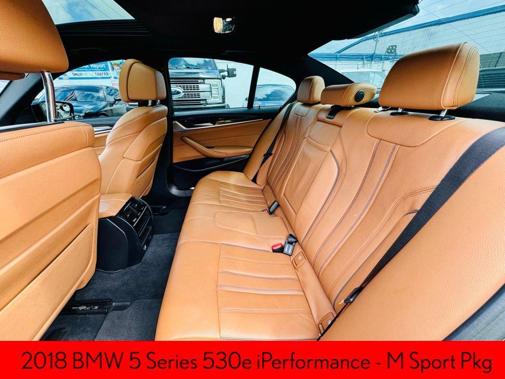 used 2018 BMW 530e car, priced at $19,417