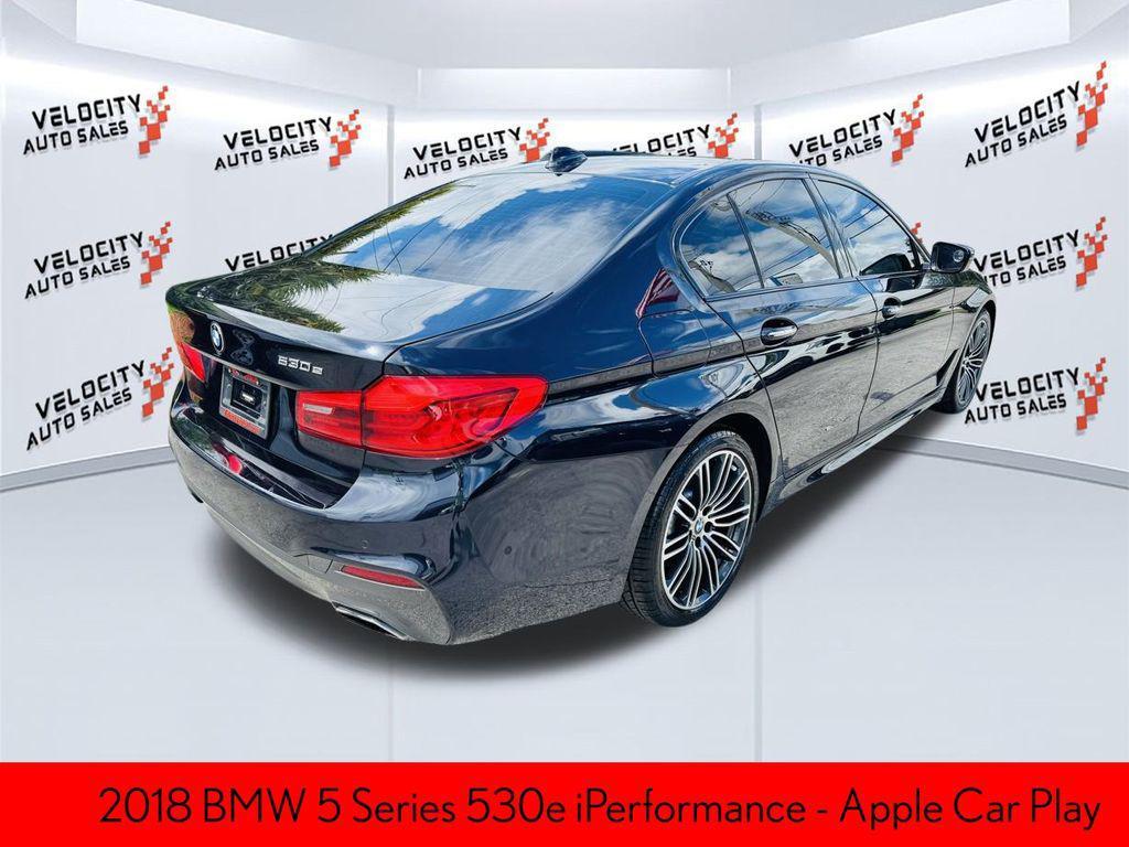 used 2018 BMW 530e car, priced at $19,417