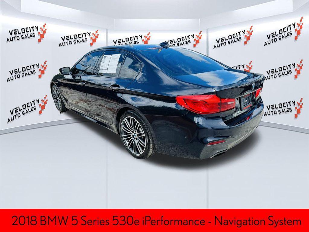 used 2018 BMW 530e car, priced at $19,417