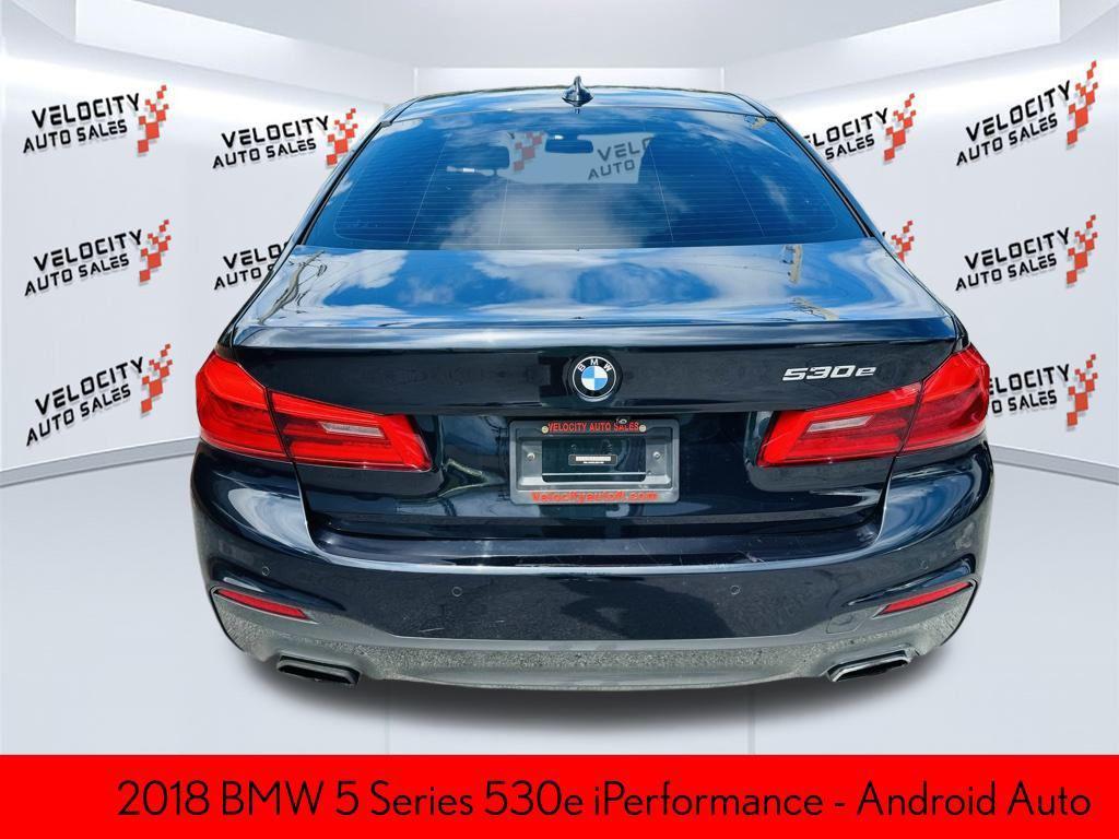 used 2018 BMW 530e car, priced at $19,417