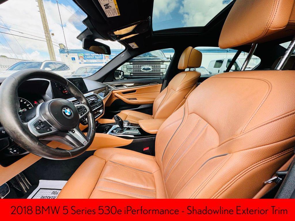 used 2018 BMW 530e car, priced at $19,417