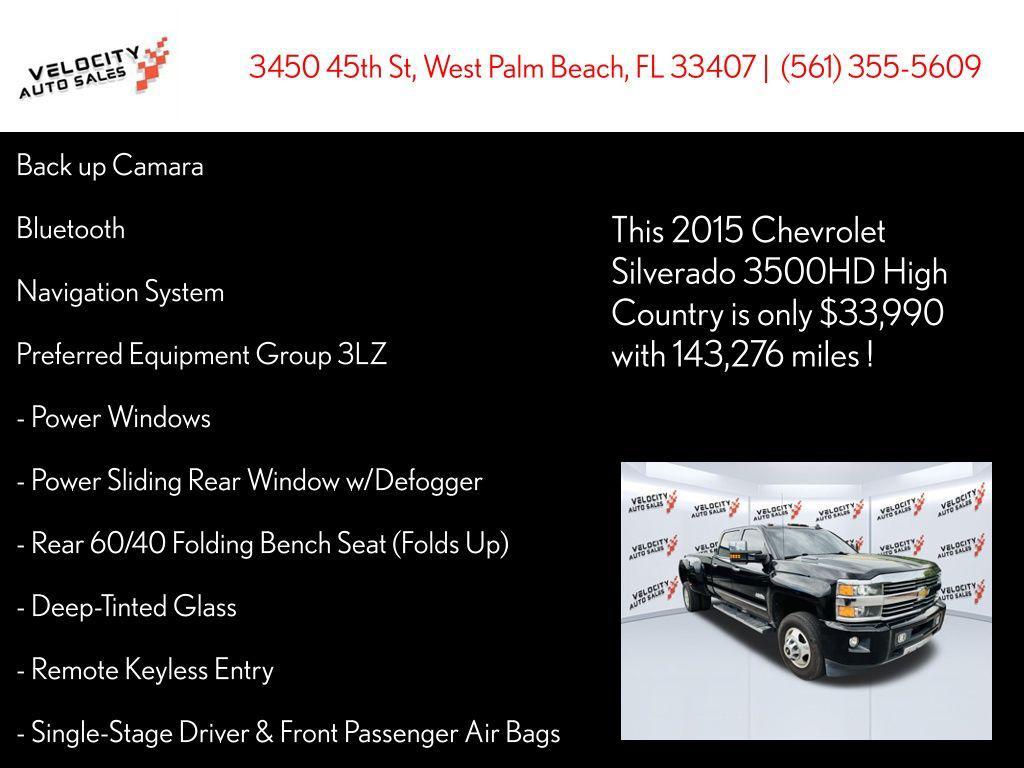 used 2015 Chevrolet Silverado 3500 car, priced at $33,990