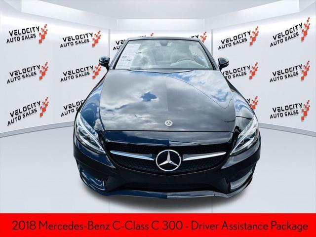used 2018 Mercedes-Benz C-Class car, priced at $25,488