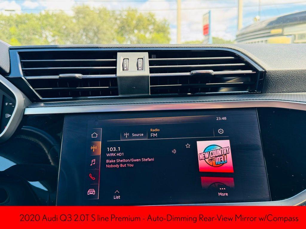 used 2020 Audi Q3 car, priced at $19,488
