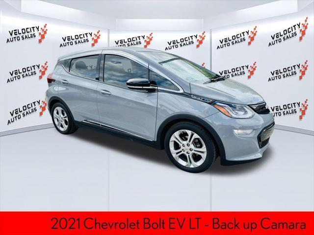 used 2021 Chevrolet Bolt EV car, priced at $15,788