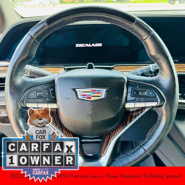 used 2022 Cadillac Escalade ESV car, priced at $58,477