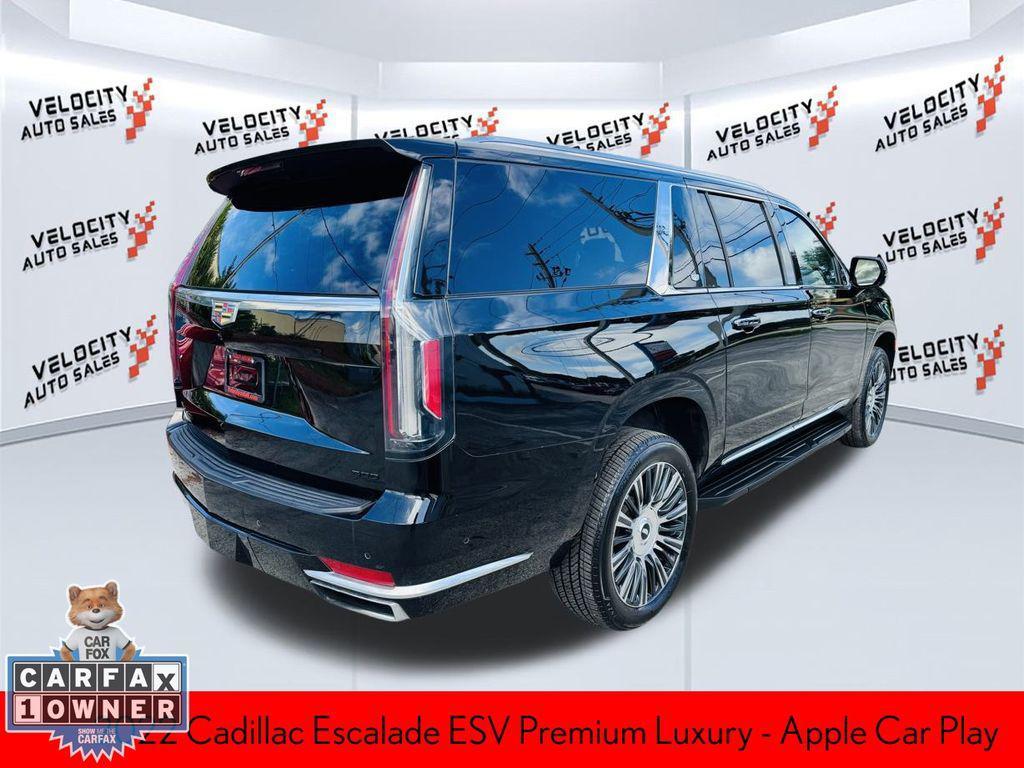 used 2022 Cadillac Escalade ESV car, priced at $58,477