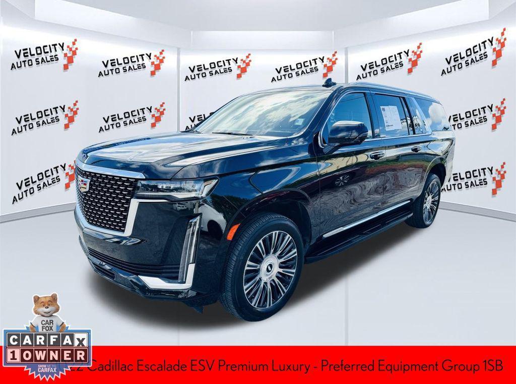 used 2022 Cadillac Escalade ESV car, priced at $58,477