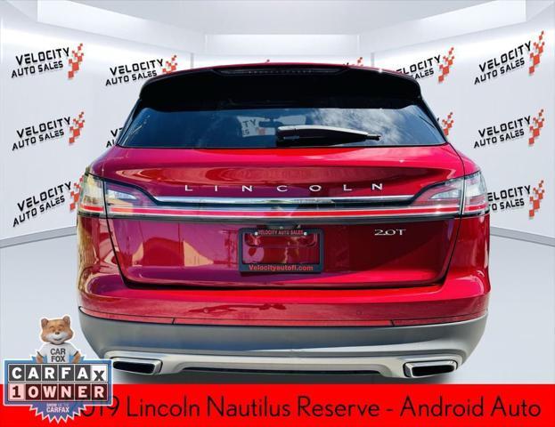 used 2019 Lincoln Nautilus car, priced at $22,477