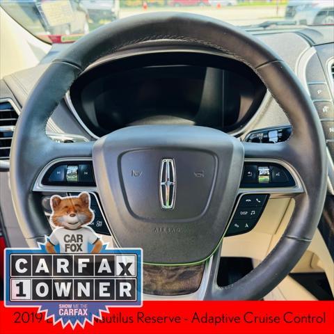 used 2019 Lincoln Nautilus car, priced at $22,477