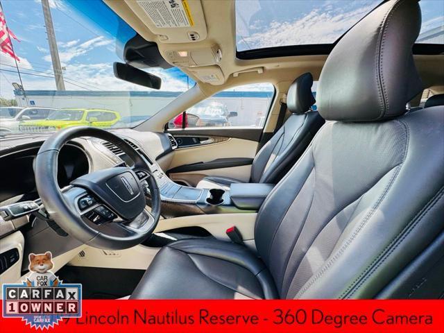 used 2019 Lincoln Nautilus car, priced at $22,477
