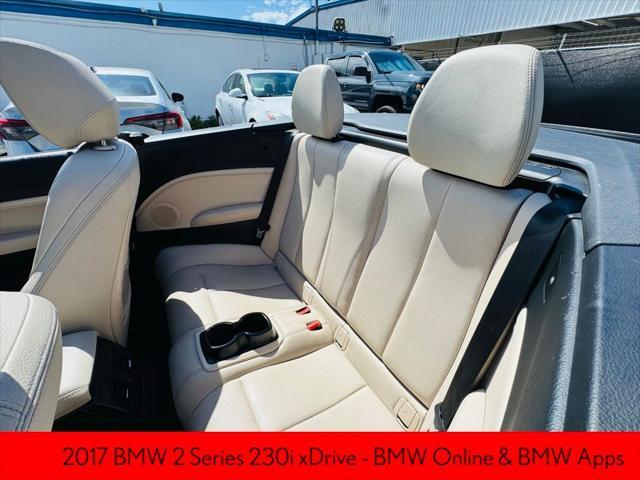 used 2017 BMW 230 car, priced at $18,990