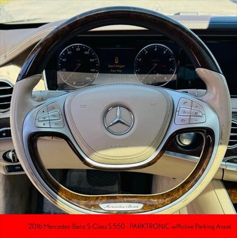 used 2016 Mercedes-Benz S-Class car, priced at $26,990