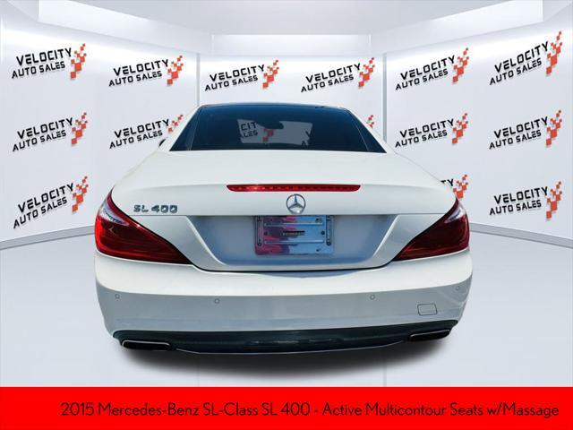 used 2015 Mercedes-Benz SL-Class car, priced at $30,990