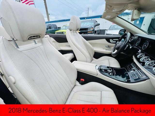 used 2018 Mercedes-Benz E-Class car, priced at $29,987