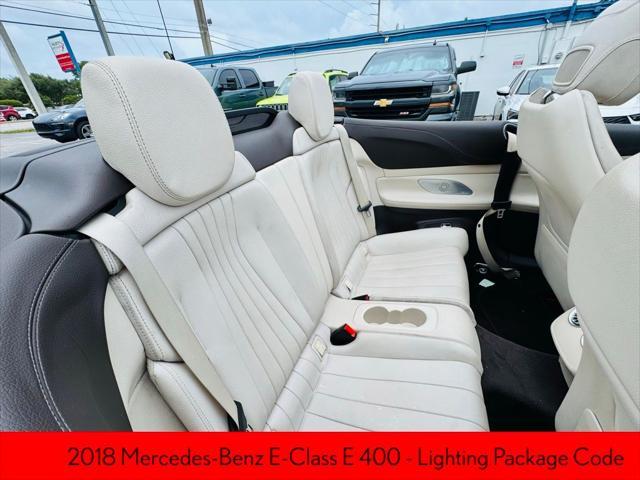 used 2018 Mercedes-Benz E-Class car, priced at $29,987