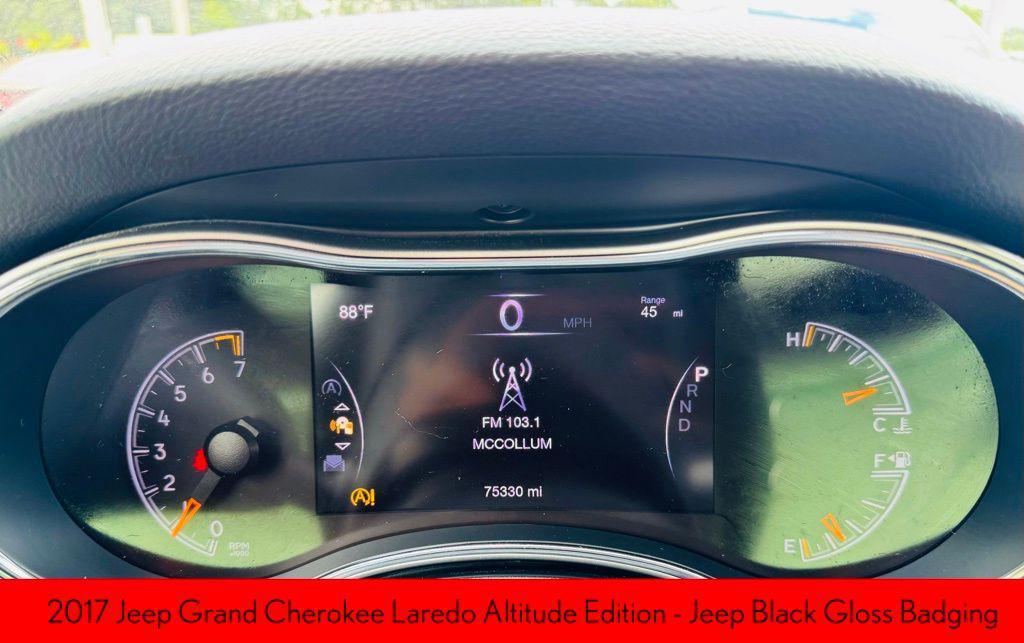 used 2017 Jeep Grand Cherokee car, priced at $15,308