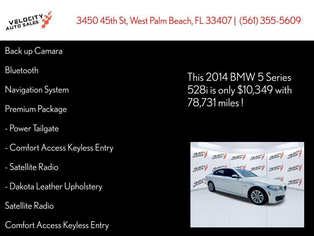 used 2014 BMW 528 car, priced at $10,349