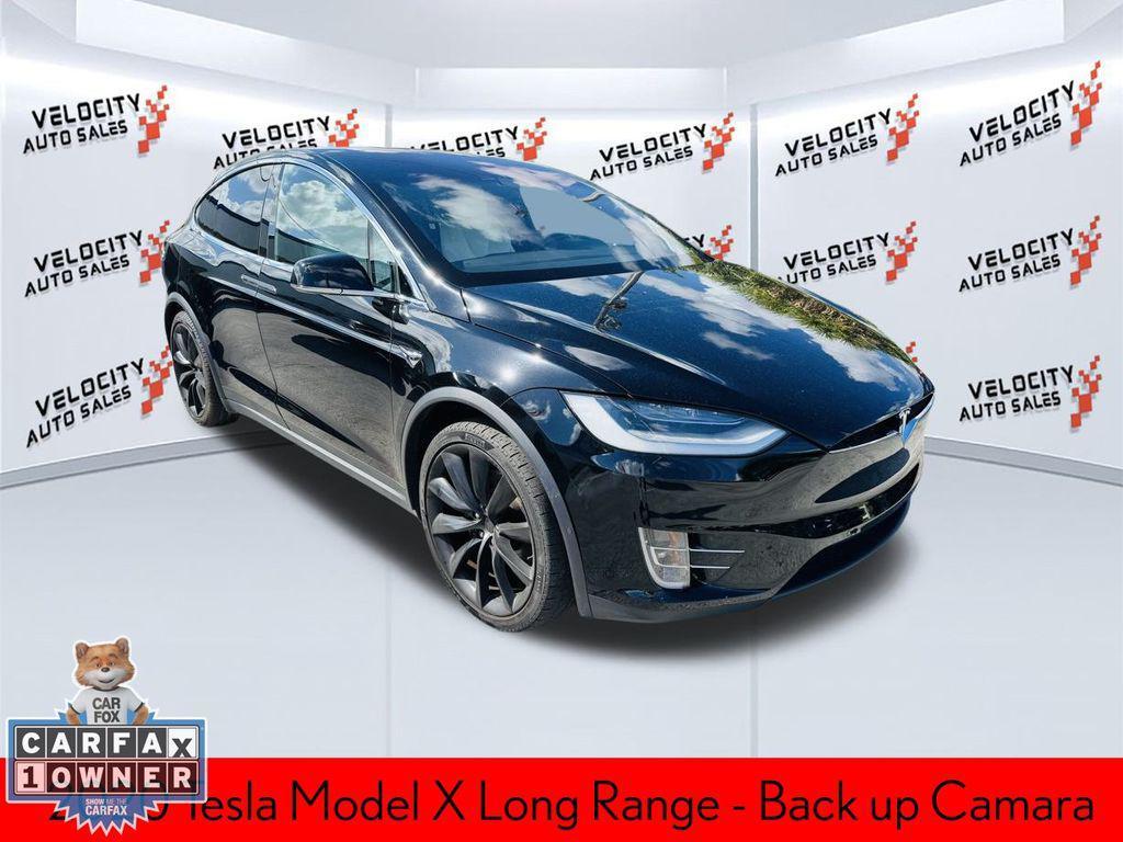used 2020 Tesla Model X car, priced at $34,990