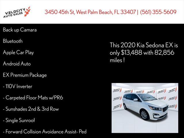 used 2020 Kia Sedona car, priced at $13,488