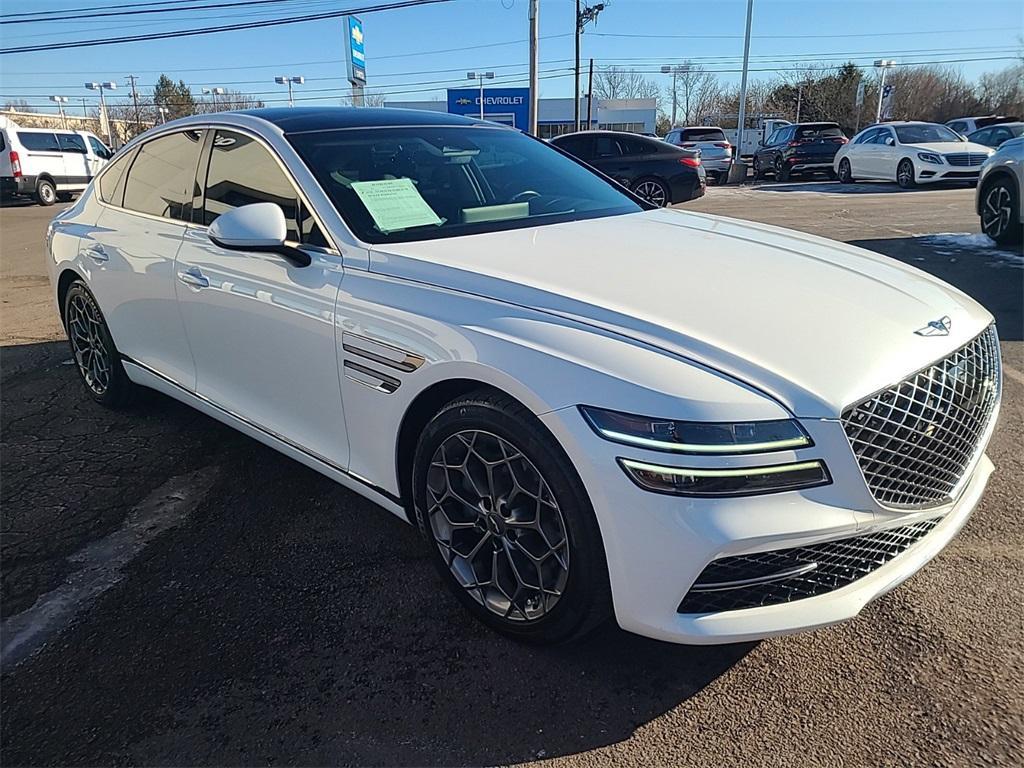 used 2021 Genesis G80 car, priced at $32,990