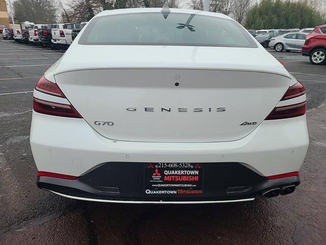 used 2022 Genesis G70 car, priced at $27,480