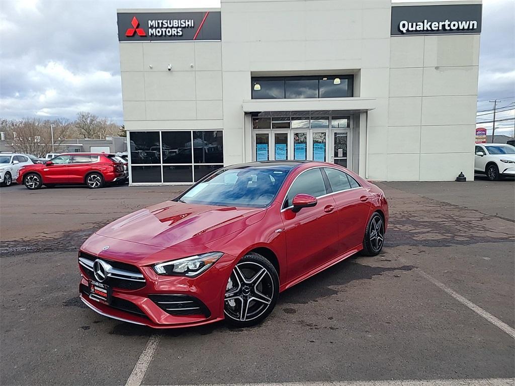 used 2022 Mercedes-Benz AMG CLA 35 car, priced at $35,990