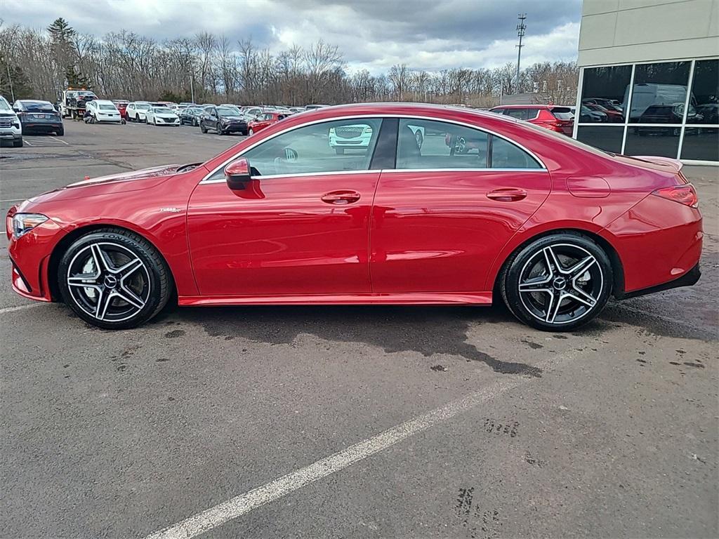 used 2022 Mercedes-Benz AMG CLA 35 car, priced at $35,990