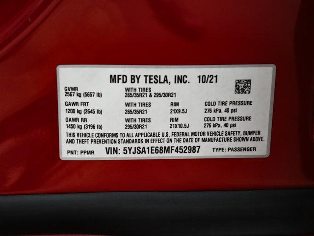 used 2021 Tesla Model S car, priced at $48,990