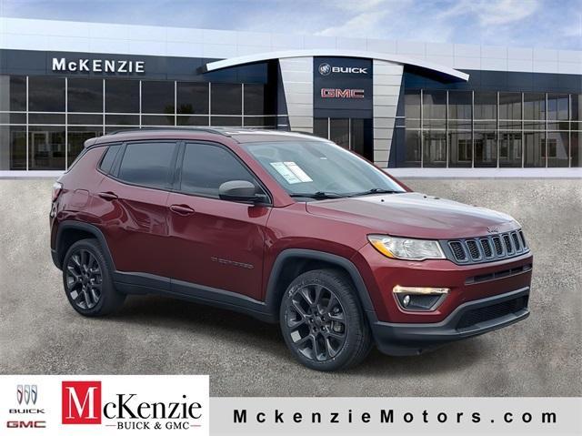 used 2021 Jeep Compass car, priced at $18,000