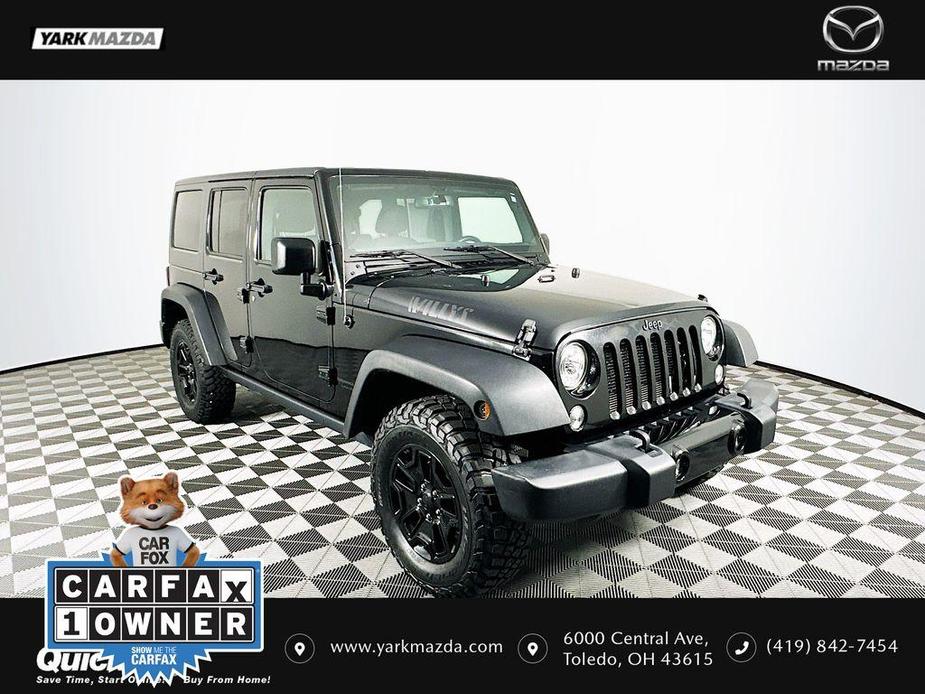 used 2017 Jeep Wrangler Unlimited car, priced at $21,843