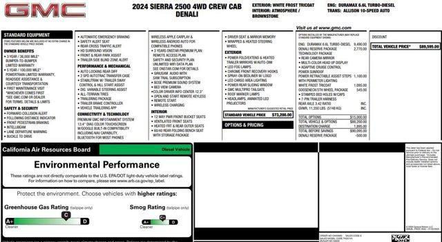 used 2024 GMC Sierra 2500 car, priced at $70,000
