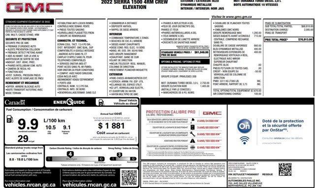 used 2022 GMC Sierra 1500 car, priced at $42,000