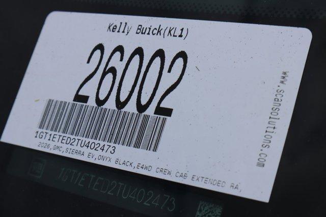 new 2026 GMC Sierra EV car, priced at $79,000