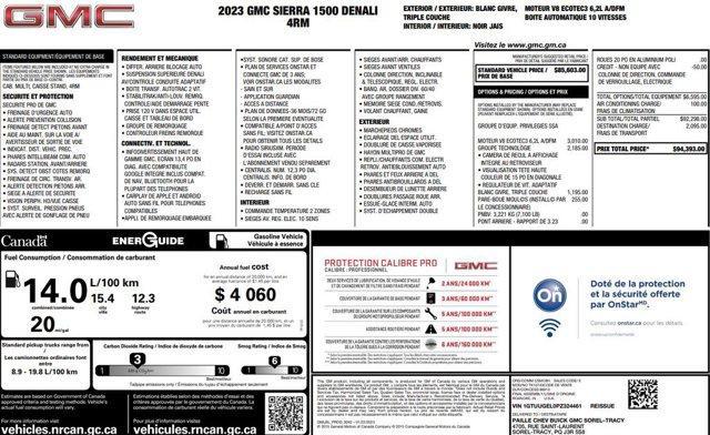 used 2023 GMC Sierra 1500 car, priced at $54,000