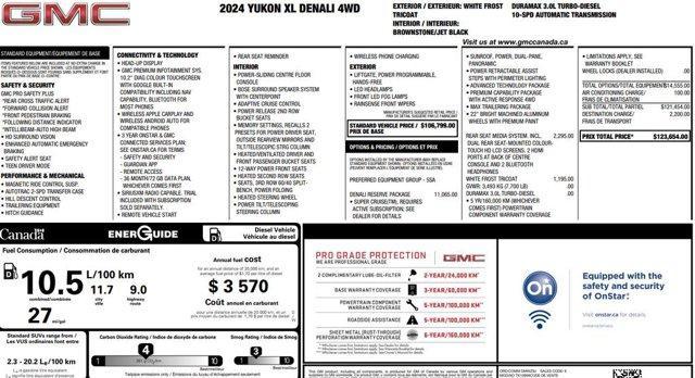 used 2024 GMC Yukon XL car, priced at $81,500