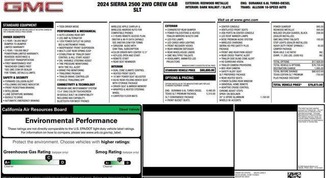 used 2024 GMC Sierra 2500 car, priced at $58,500
