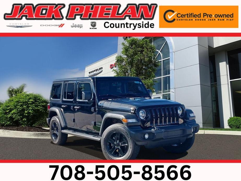used 2022 Jeep Wrangler Unlimited car, priced at $36,760