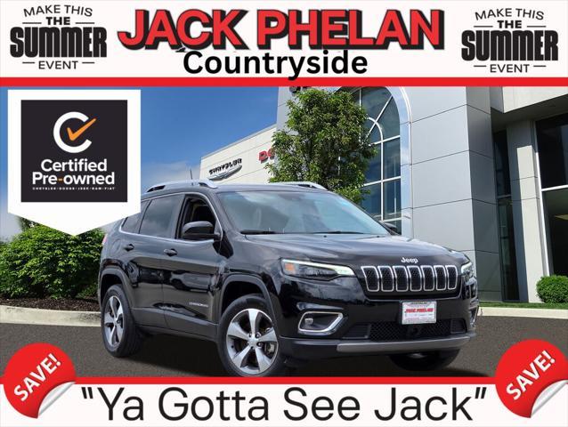 used 2021 Jeep Cherokee car, priced at $24,872