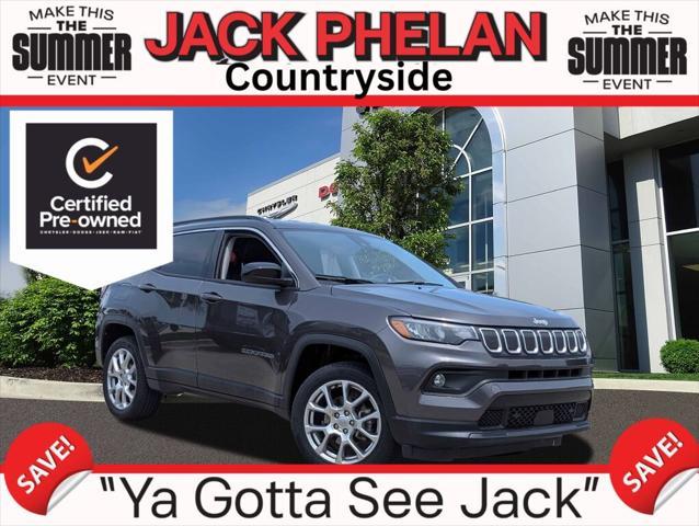 used 2022 Jeep Compass car, priced at $24,266